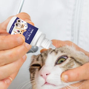Pet Eye Drops For Dog & Cats Lanosterol Solution Improve Eye New-Health 15ml - Picture 1 of 12