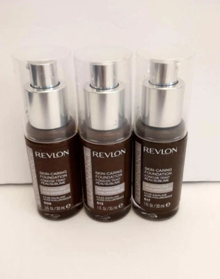 3x Bottles revlon illuminance skin-caring liquid foundation #609 #613 & #617 - Image 1 of 3