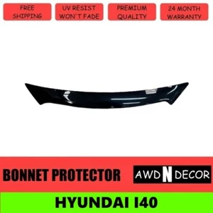 Bonnet Protector for Hyundai I40 Black Guard Against Stone Chips - Bild 1 von 4