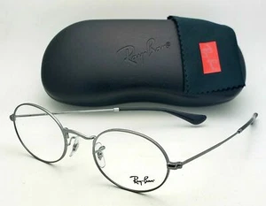 New RAY-BAN Rx-able Eyeglasses RB 3547V 2502 48-21 145 Shiny Silver Oval Frames - Picture 1 of 12