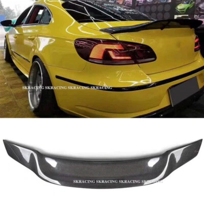 Спойлер крыло заднего багажника из углеродного волокна для седана Volkswagen VW Passat CC 2009-2018 - Изображение 1 из 4