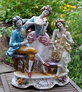 Capodimonte - große, musizierende Figurengruppe - 53 cm - Imagen 1 de 3