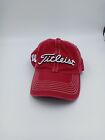 Titleist Wisconsin Badgers NCAA OSFA Twins Forty Seven Strapback Hat Red Cap