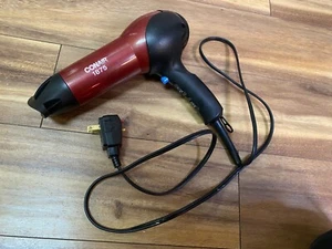 Conair 1875 Watt Turbo Hair Styler Dryer - Burgundy, One Attachment Works Great - Picture 1 of 4