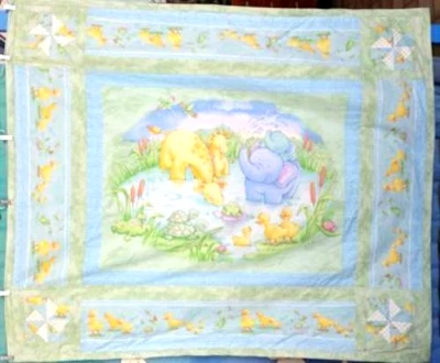 ' THE POND ' QUILT - Size 144.5cmW x 168cmL — 第 1/4 张图片