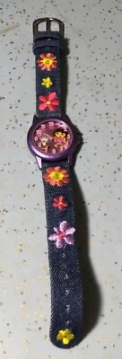 Reloj infantil NELSONIC DTE058-DORA 2003 The Explorer & Boot correa de mezclilla bordada Foto 1 de 4