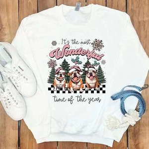 JUGEND ENGLISCHE BULLDOGGE WEIHNACHTEN SWEATSHIRT - Bild 1 von 14