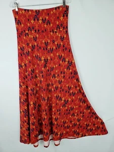 LuLaRoe Maxi Skirt Womens Size S Multi Colored Rust - Picture 1 of 8