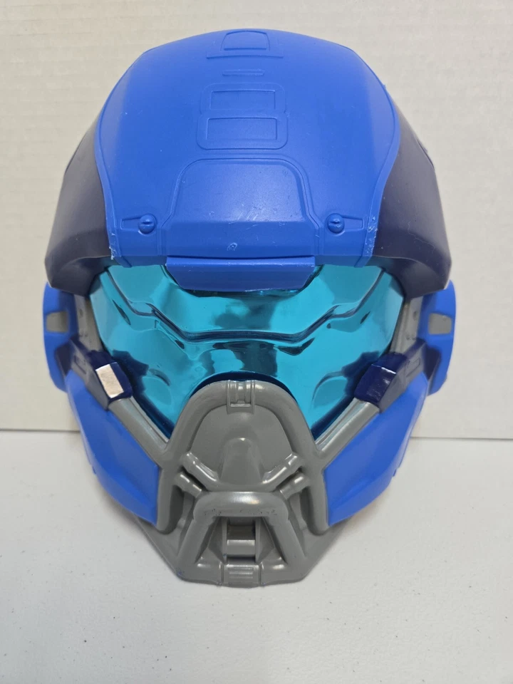 Máscara Facial Halo Spartan Fantasia Disfarce Microsoft 2016 RARA Máscara Infantil Azul  - Imagem 1 de 3