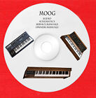 Moog Audio Repair Manuels et manuels du propriétaire sur 1 dvd au format pdf 