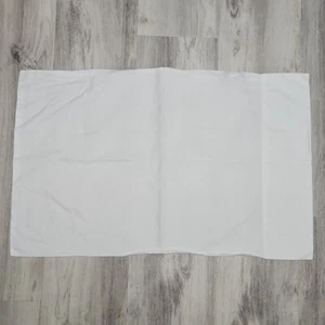 Restoration Hardware Standard Pillow Cases Stonewashed White Cotton Linen Blend - Picture 1 of 10