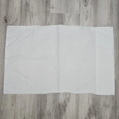 Restoration Hardware Standard Pillow Cases Stonewashed White Cotton Linen Blend - Image 1 of 4