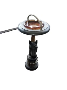 Horse Head Smoking Stand Floor Ashtray MCM w/ Handle 25" VTG Bar ORIGINAL. - Picture 1 of 8
