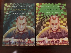 Chess Books - Gata Kamsky Chess Gamer Volumes 1 and 2 - Like New. - Bild 1 von 1