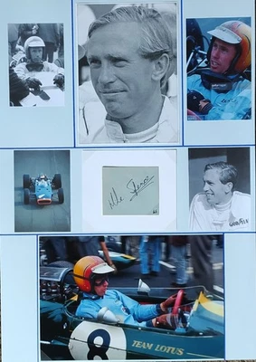 Formel 1, Autogramm Mike Spence, 39 Grands Prix, 1963-1968, sehr selten - Bild 1 von 3