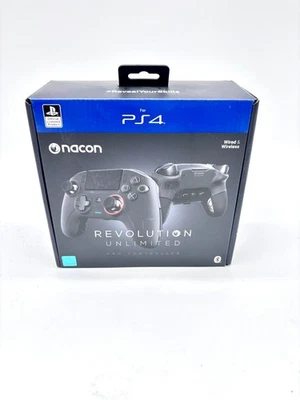 NEW Nacon Revolution Unlimited Pro Wireless Controller PlayStation 4 - Black - Image 1 of 4