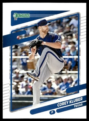 2021 Donruss Corey Kluber Texas Rangers #63 - Image 1 of 2