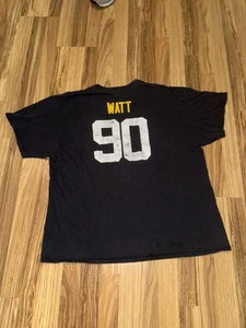 Camiseta gráfica de fútbol americano TJ Watt Pittsburgh Linebacker para hombre 2X - Imagen 1 de 3