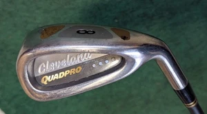 Cleveland Golf QUADPRO 8 Iron Single Club RH Graphite S Stiff Flex EXCELLENT! - Picture 1 of 9