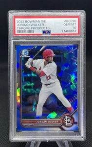 JORDAN WALKER SAPPHIRE Bowman Cardinals ROOKIE MINT Low Pop. 💎 PSA 10 - Bild 1 von 2