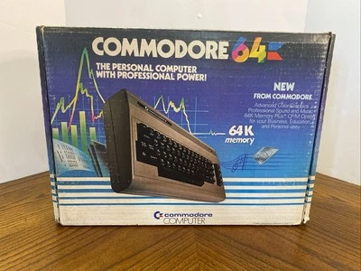 Vintage Commodore 64 Personal Computer System W/Original Box / Manual Untested - Image 1 of 4