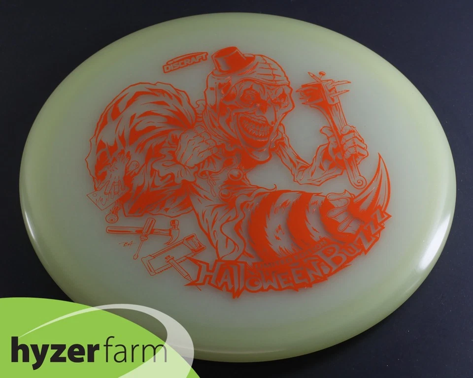Discraft 2025 HALLOWEEN ART THE CLOWN MEGA GLO BUZZZ *Your choice!* Hyzer Farm - Image 1 of 1