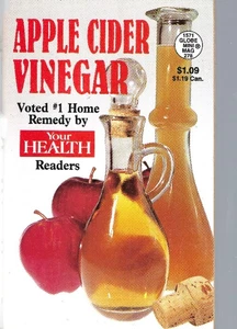 Apple Cider Vinegar, Globe Mini Mag 1995 Health PB Booklet - Picture 1 of 1