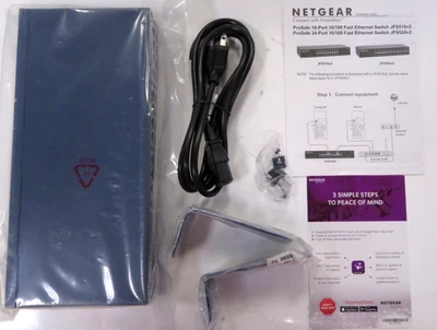 NETGEAR ProSafe JFS524-200NAS 24-Port 10/100 Ethernet Switch – Used - Image 1 of 4
