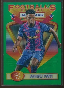 Ansu Fati 2021-22 Topps Finest Flashbacks UCL Refractor #10 - Picture 1 of 2
