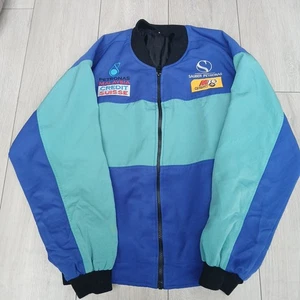 SAUBER PETRONAS F1 TEAM VINTAGE 90s RACING JACKET TOP FORMULA ONE AMIGO MENS MED - Picture 1 of 13