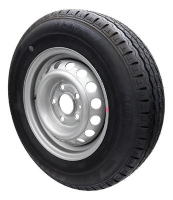 Komplettrad 165R13 C 96/94N 5x112 Anhänger Rad Felge 4,5Jx13 Wohnwagen Reifen - Bild 1 von 4