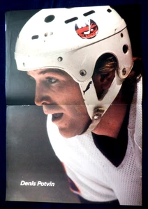 Denis Potvin / Esposito Hockey Pictorial 2 page Poster May 1979, Islanders - Bild 1 von 2