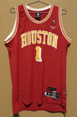 Camiseta de colección Reebok Tracy McGrady Houston Rockets NBA cosida HWC 71/72 - para hombre M Foto 1 de 4