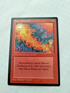 MTG Red Elemental Blast (Roter Urknall) FBB German Miscut Regular - Uncirculated - Picture 1 of 3