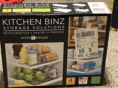 iDesign Kitchen Bins BPA-Free Plastic Set of 4 - Image 1 of 4