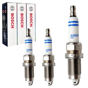 BOSCH 3x ZÜNDKERZE 0242236565 Für VW FOX POLO GOLF CADDY OPEL SEAT IBIZA SKODA - Picture 1 of 7