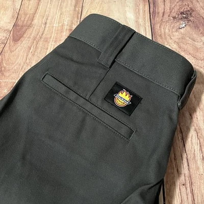 Spitfire Dickies Skateboarding Mens Pants 32x32 Woven Twill Green Double Knee - Image 1 of 4