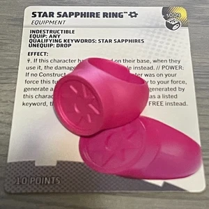 DC Heroclix Lantern Legacy s009 Stern Saphir Ring - Bild 1 von 1