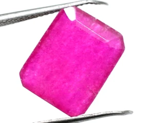 Certified 8.55 Ct Natural Pink Beryl Utah Bixbite Loose Gemstone 13X10 MM - Picture 1 of 6