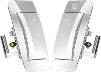 For 2003 - 2009 Nissan 350Z Silver Outer Outside Left & Right Door Handle Pair - Image 1 of 4