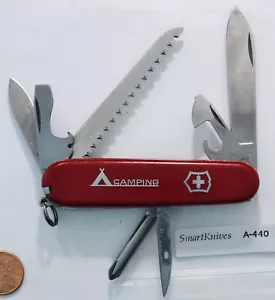 Victorinox Hiker Swiss Army knife- used, excellent w metal inlay #A440 - Picture 1 of 7