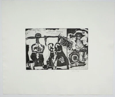 Dieter Pieper/ Radierung/ 19 Ex. - Bild 1 von 4