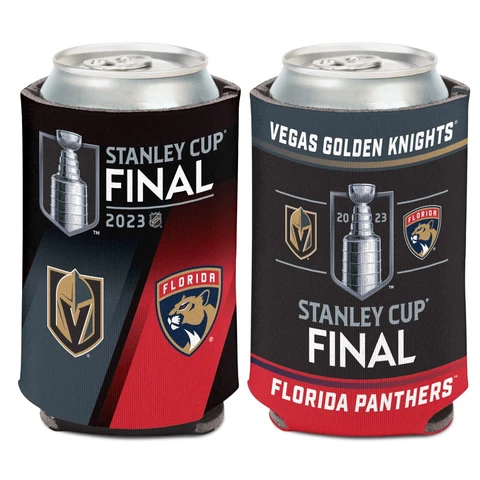 VEGAS GOLDEN KNIGHTS FLORIDA PANTHERS 2023 DUELING CAN COOLER COOZIE KOOZIE NHL Cover
