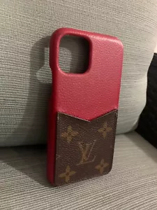 Authentic Louis Vuitton Monogram Bumper iPhone 11 Pro Case Cover and Card Holder - Picture 1 of 6