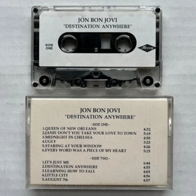 JON BON JOVI Destination Anywhere 1997 US ORG Advance PROMO CASSETTE Tape - Image 1 of 2