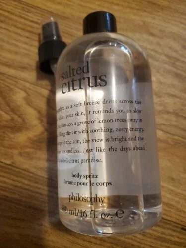 Philosophy Salted Citrus Body Spritz 16 Fl Oz com bomba lacrada de fábrica - Imagem 1 de 1