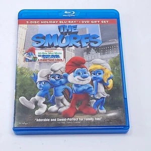 The Smurfs Blu-ray/DVD 2011 3-disc Holiday Set Neil Patrick Harris Sofia Vergara - Imagen 1 de 4