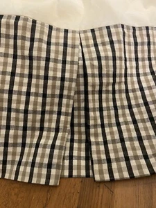 Designer King size Custom Made Bedskirt 14 Inch Drop, Buffalo Check - Picture 1 of 4