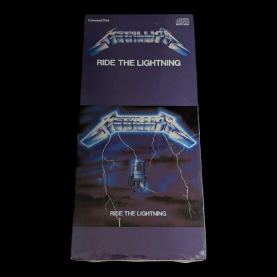 SEALED, Metallica – Ride The Lightning, Audio CD, 1st edition, Longbox, US, 1984 - Image 1 of 4