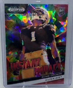 2024 Panini Prizm Draft Picks Instant Impact Rome Odunze #II-RO Red Ice Prizm RC - Picture 1 of 2
